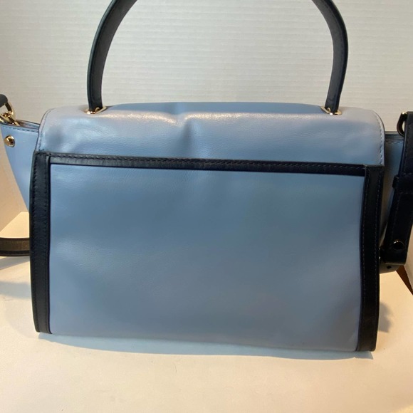 Michael Kors Whitney Blue Leather Handbag - Picture 7 of 16